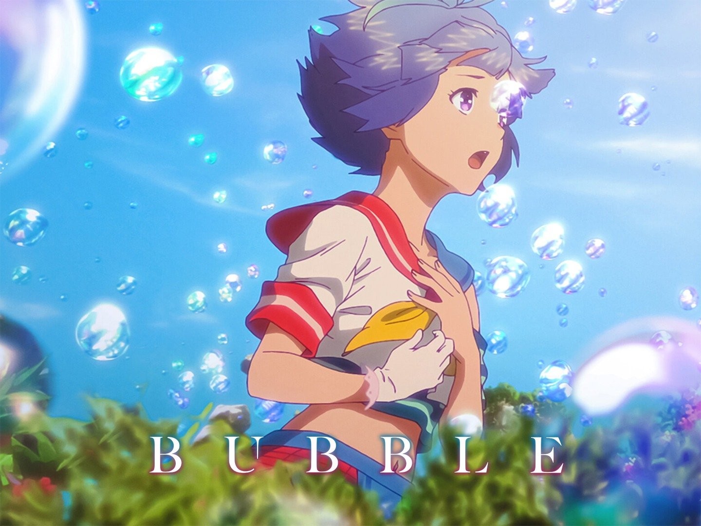 💙Bubble💙1/2 | Anime films, Anime background, Anime movies